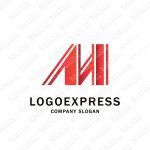 画像1: Mのスタイリッシュなロゴ (1)