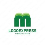 画像1: Mのスタイリッシュなロゴ (1)