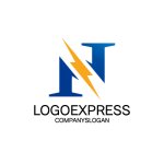 画像1: 稲妻を纏うNのロゴ (1)