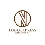 画像1: 円とNのロゴ (1)