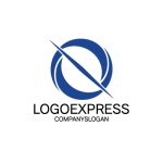 画像1: Nと円が示す、グローバルな繋がりと革新ロゴ (1)