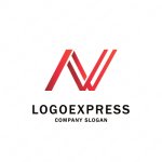 画像1: NとVのおしゃれなロゴ (1)