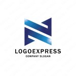 画像1: Nのスタイリッシュなロゴ (1)