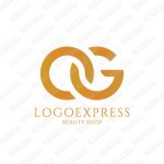 画像1: 接続された O と G のロゴ (1)