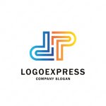 画像1: Pの対称のロゴ (1)