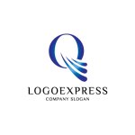 画像1: スピード感あるQロゴ (1)