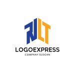 画像1: RとLとTを組み合わせた建築ロゴ (1)