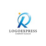 画像1: 革新的なRのロゴ (1)