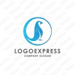 画像1: おしゃれなペンギンとSのロゴ (1)