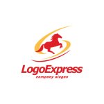 画像1: Sと疾走する馬のロゴ (1)