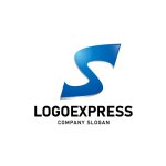画像1: 未来へ流れゆく革新的なSのロゴ (1)