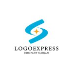 画像1: 鮮やかなS字型ロゴ (1)