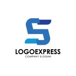 画像1: 躍動感のあるSロゴ (1)