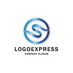 画像1: 流れるようなSロゴ (1)