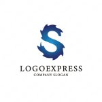 画像1: Sの歯車のようなロゴ (1)