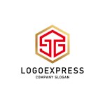 画像1: 正六角形のSGロゴ (1)