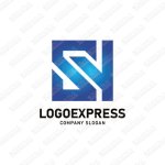 画像1: 正方形の S と Y のロゴ (1)