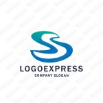 画像1: Sのポップなデザインのロゴ (1)