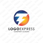 画像1: 電気マークとTのロゴ (1)