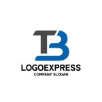 画像1: 「TB」を組み合わせたスタイリッシュなロゴ (1)