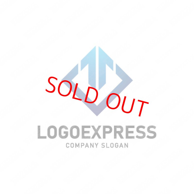 画像1: Tと信頼と繋がりをイメージしたロゴ (1)