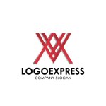 画像1: オーバーラップ「A」と「V」ロゴ (1)