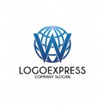 画像1: Wと地球の世界へつながるロゴ (1)