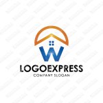 画像1: Wと息吹く草花の可愛らしいロゴ (1)