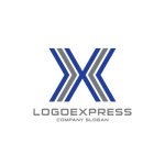 画像1: ラインでXのロゴ (1)