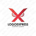 画像1: 目の「X」ロゴ (1)