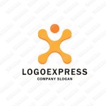 画像1: Xのペイント状のロゴ (1)