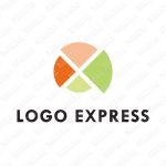 画像1: X 円グラフのロゴ (1)