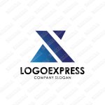 画像1: Xの力強くスタイリッシュなロゴ (1)