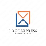 画像1: Xのズレがスタイリッシュなロゴ (1)