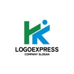 画像1: YKと人を組み合わせたロゴ (1)