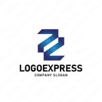 画像1: Zの2重と螺旋をモチーフにしたスタイリッシュなロゴ (1)