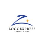 画像1: 洗練されたZ字と星のロゴ (1)