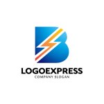 画像1: 稲妻Bロゴ (1)