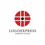 画像1: 丸と直線で描いたおしゃれでシンプルなロゴ (1)