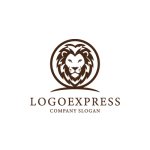 画像1: 穏やかライオンロゴ (1)