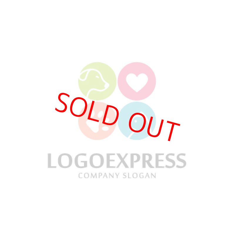 画像1: ペットの愛を表現したロゴ (1)