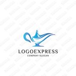 画像1: 魔法のランプのロゴ (1)