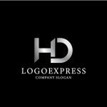 画像1: メタリックなHDロゴ (1)