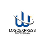 画像1: モダンなW字ロゴ (1)