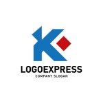画像1: モダンなKロゴ (1)