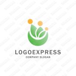 画像1: 家族と月のロゴ (1)