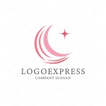 画像1: 月の瞬くロゴ (1)