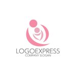 画像1: 母と子の愛と絆を象徴するロゴ (1)