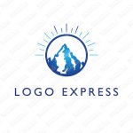 画像1: 輝く山のロゴ (1)