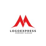 画像1: 山をイメージしたMのロゴ (1)